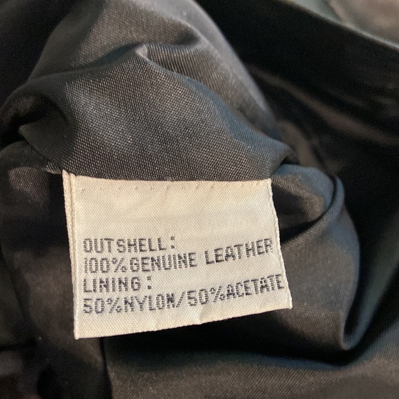 Peorgee Sport by Sally B. 100% Leather Skirt excellent condition size M - Picture 9 of 12